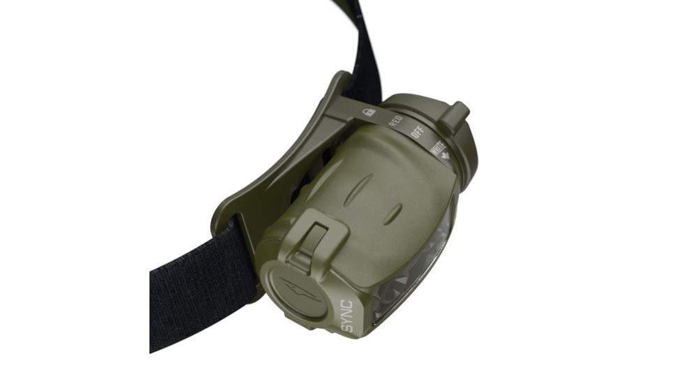 Princeton Tec Sync Headlamps, Red/White Bulb, 300 Lumens, Green/Dark Green, SYNC21-GR/DG