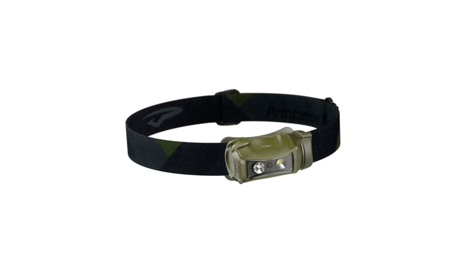 Princeton Tec Sync Headlamps, Red/White Bulb, 300 Lumens, Green/Dark Green, SYNC21-GR/DG