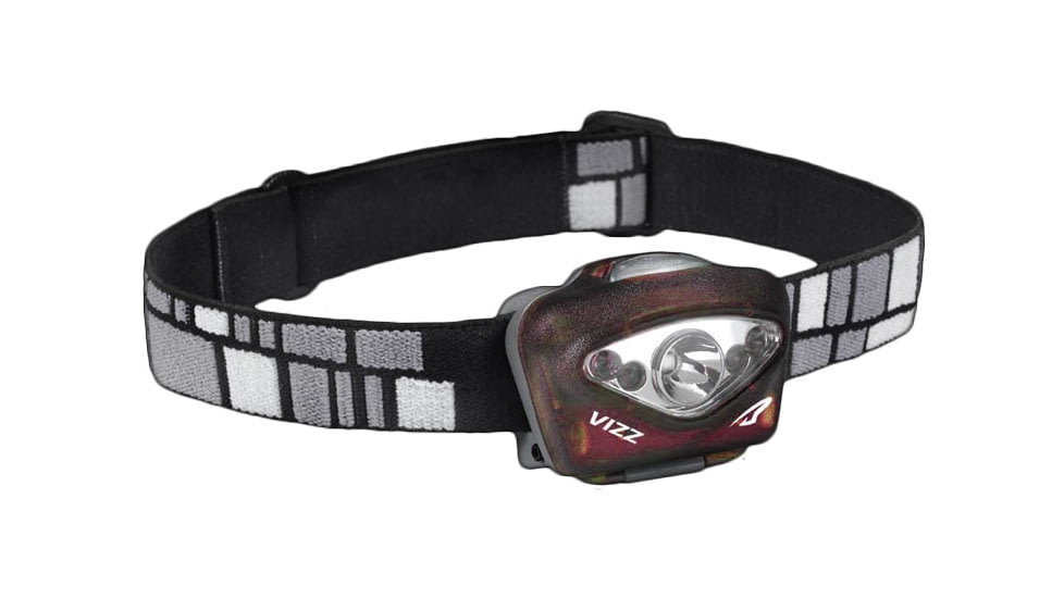 Princeton Tec Vizz Headlamp, Red VIZZ-RD
