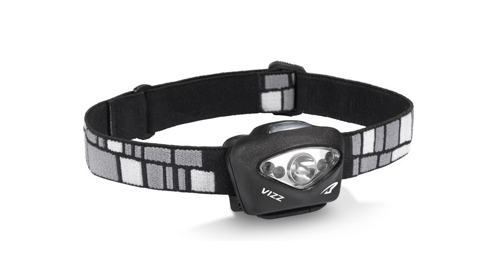 Princeton Tec Vizz LED Headlamp, Black, Red, VIZZ205-BK