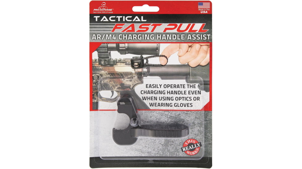 Pro Defense Scorpion Fast Pull, Easy To Install Extension For Charging Handles On Ar Platform Rifles, Black, 57530590