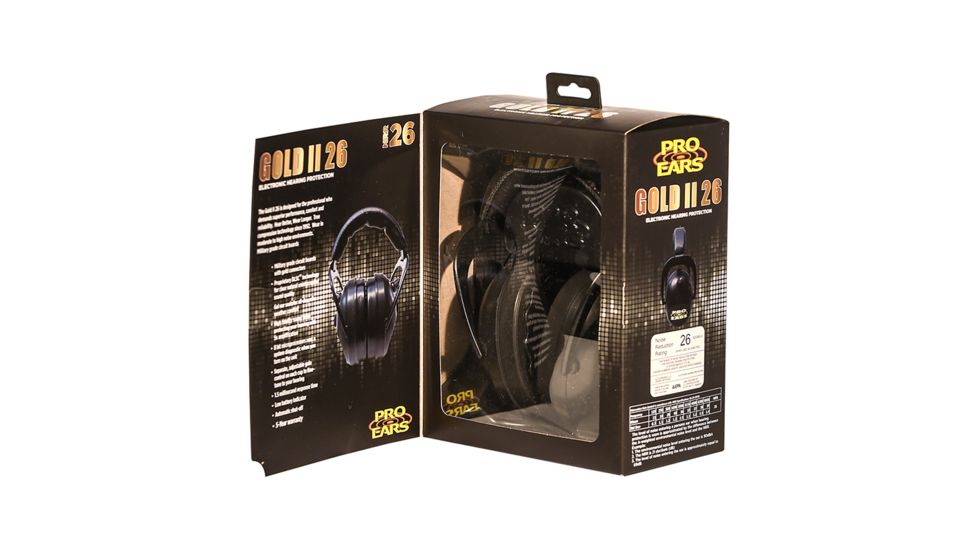 Pro-Ears Gold II 26, Black, PEG2SMB