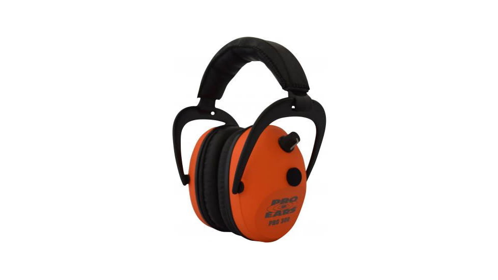 Pro-Ears Pro 300 Wind Abatement Hearing Protection NRR 26dB Headset, Orange P300O
