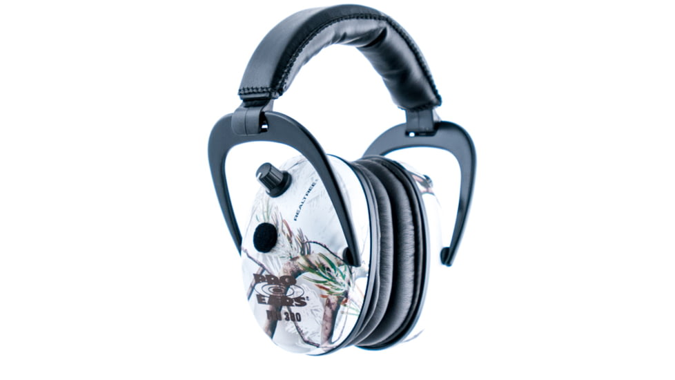 Pro Ears Pro 300 Wind Abatement Hearing Protection NRR 26dB Headset, AP Snow Camo P300-APS