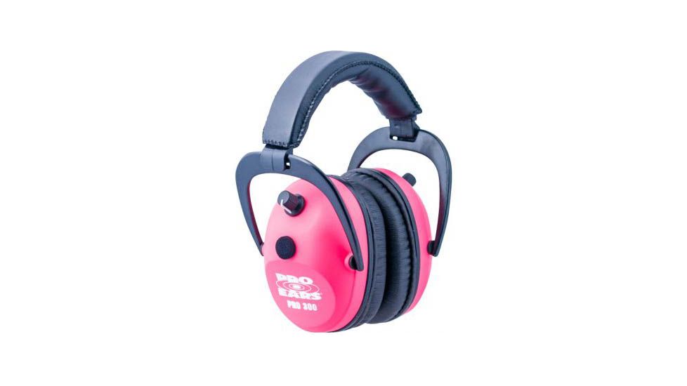 Pro Ears Pro 300 Wind Abatement Hearing Protection NRR 26dB Headset, Pink