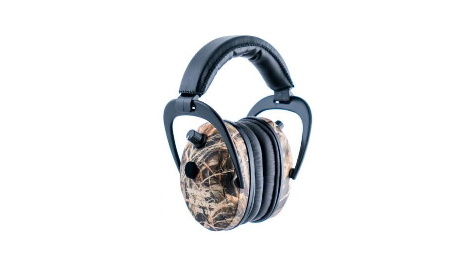Pro Ears Pro 300 Wind Abatement Hearing Protection NRR 26dB Headset, Real Tree Advantage Max 4 Camo