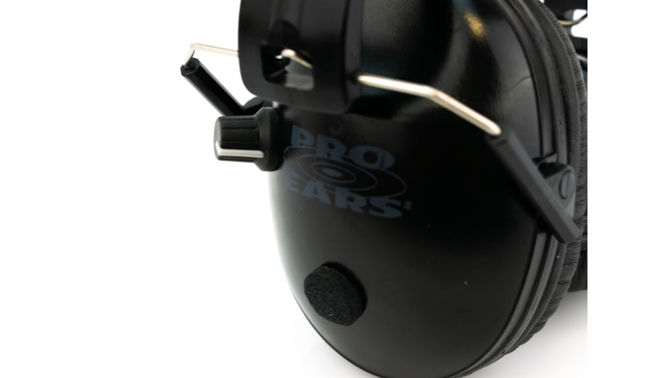 Pro Ears Pro Tac 200 NRR 19 Black Electronic Hearing Protection Headset PT200-B Black