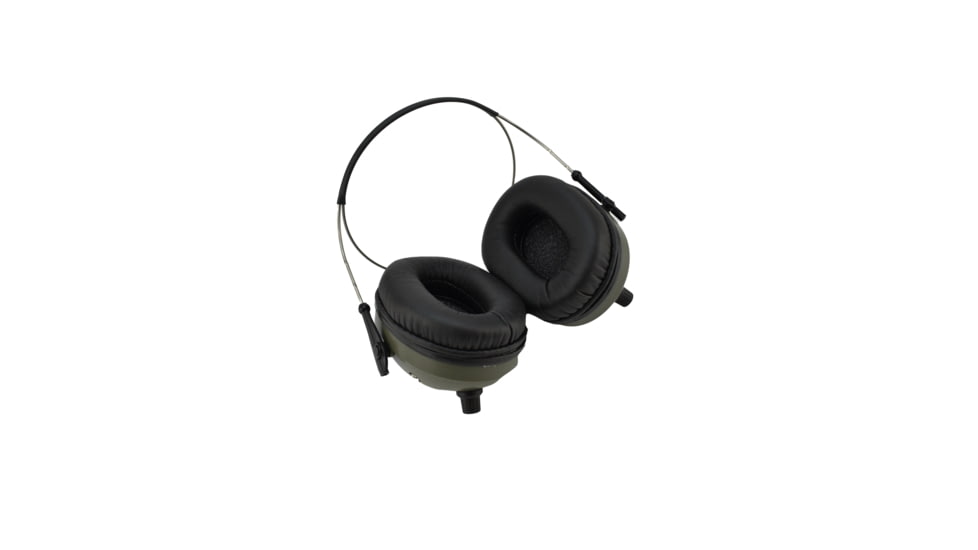 Pro Ears Pro Tac Plus Gold Low Profile, NRR 26 Earmuffs, Behind the Head, Green, GS-PT300-G-BH
