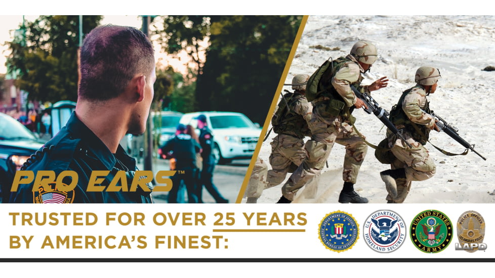 Pro Ears Stealth Bluetooth Elite Hearing Protection, Black, PEEBBLKE