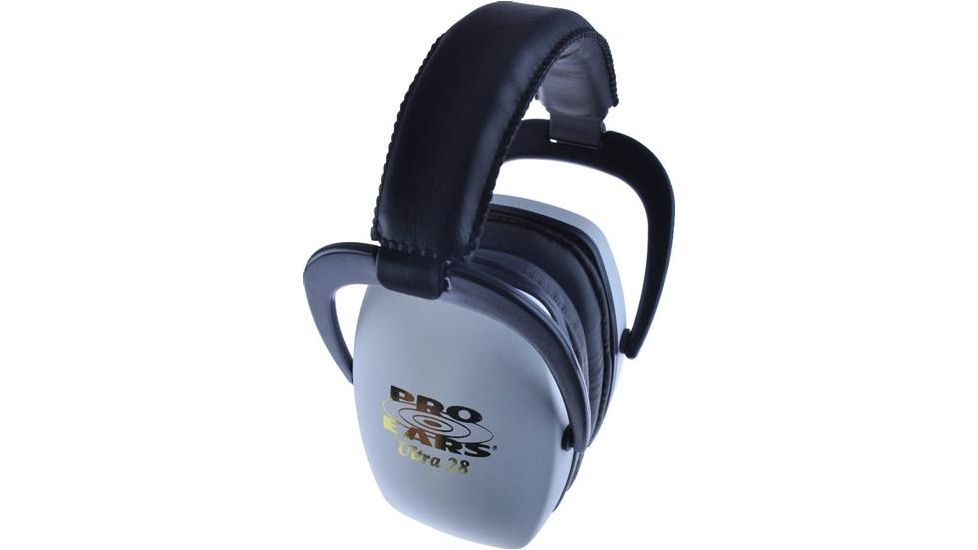 Pro-Ears Ultra Passive 28 Shooting Hearing Protection Headset White