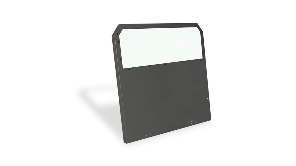 Pro-Gard Industries 1/2 Polycarbonate, 1/2 Expanded Metal Window Includes Recessed Panel And Pair Of Bucket Seat Extension Panels - PSSP3612INT13A