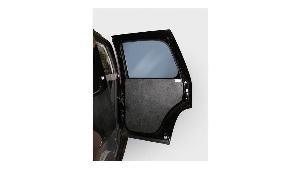 REAR DOOR PANELS: BLACK ABS