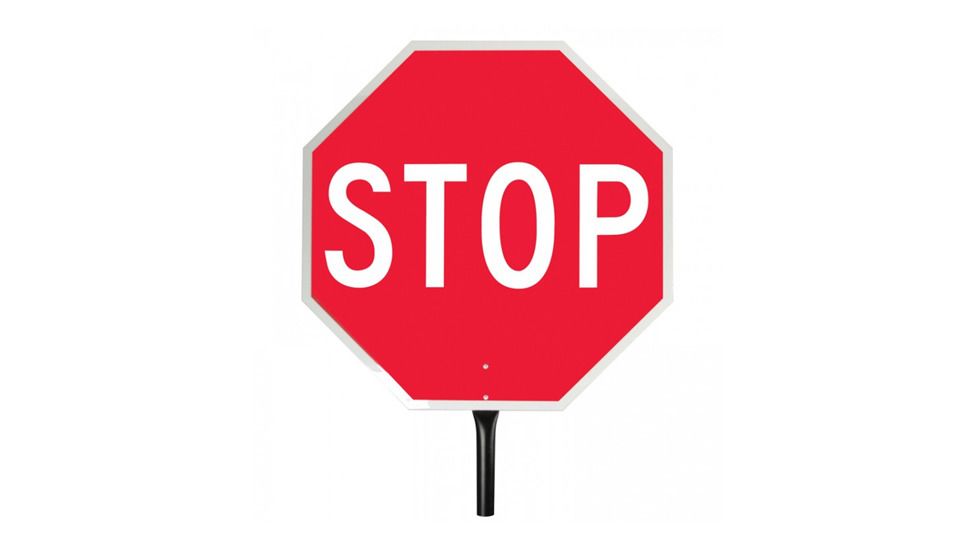 Pro-Line Traffic Safety Paddle Sign 18-stop-reflect - PSRF
