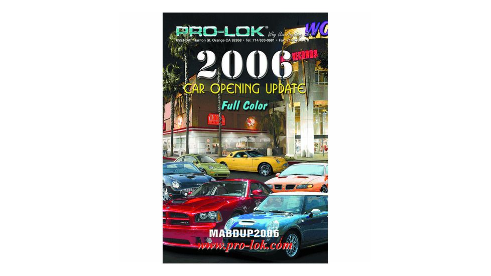 Pro-Lok 2006 Car Opening Update - MABDUP2006