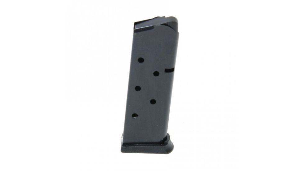 1911 Officers .45 ACP Pistol Magazine, Steel, Blue, 6 Round