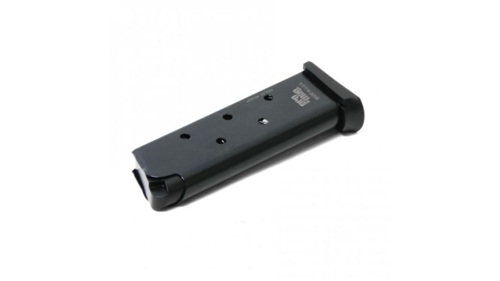 1911 Officers .45 ACP Pistol Magazine, Steel, Blue, 6 Round