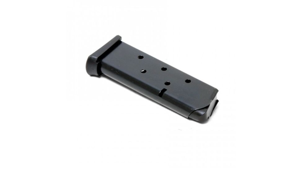 1911 Officers .45 ACP Pistol Magazine, Steel, Blue, 6 Round