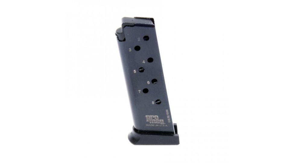 908, 3913, 3914 / 3953 Series 9MM Pistol Magazine, Steel, Blue, 8 Round
