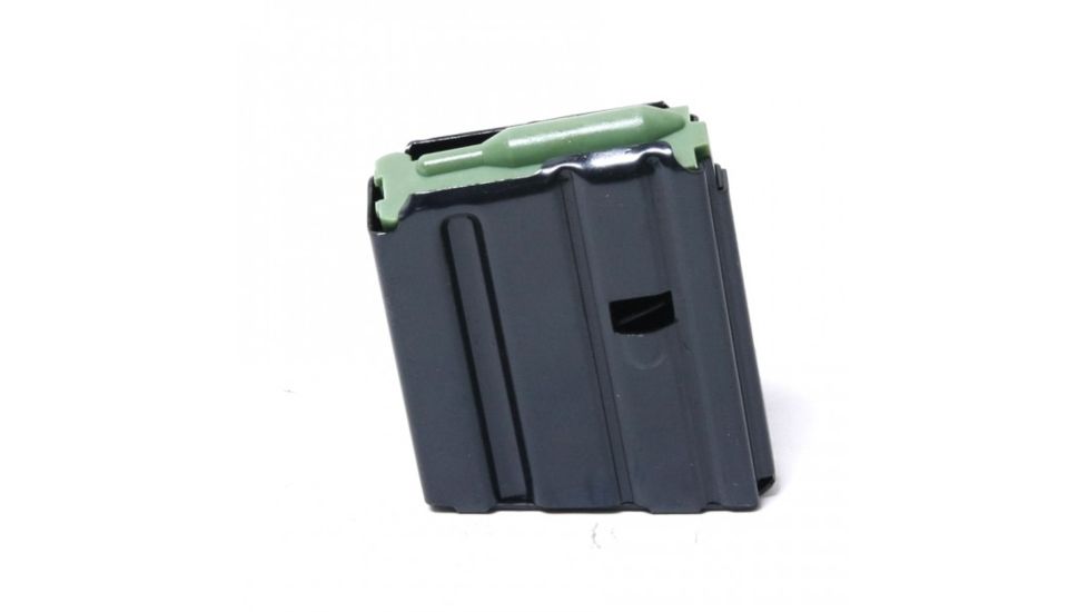 AR-15 .223 Flush Fit Rifle Magazine, Steel, Blue, 5 Round