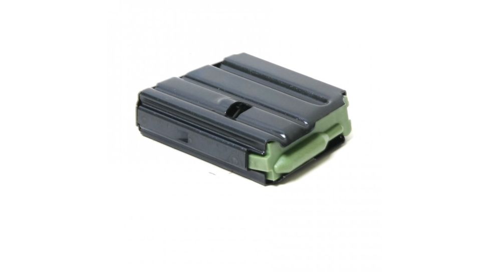 AR-15 .223 Flush Fit Rifle Magazine, Steel, Blue, 5 Round