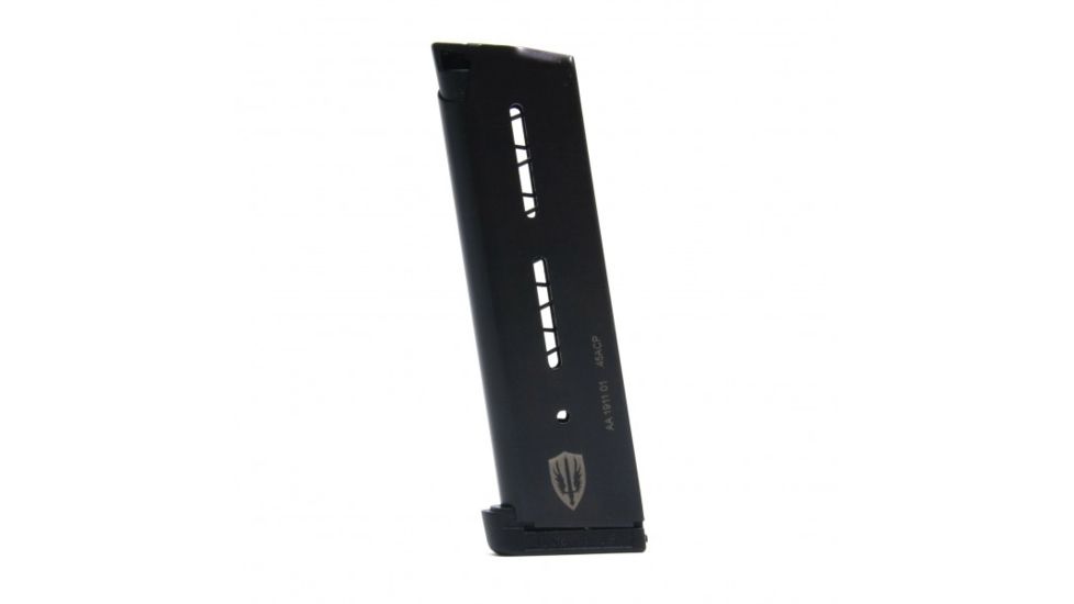 Archangel 1911 Magazine .45 ACP Pistol Magazine, Steel, Blue, 8 Round