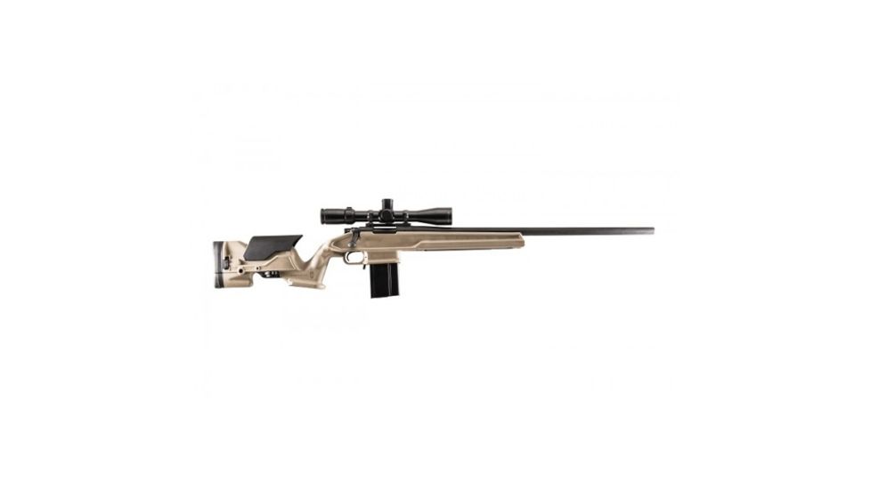 Archangel 700 Precision Remington 700 Rifle Stock, Aluminum Pillar Bedding W/ Magazine, Polymer, Desert Tan, 10 Round