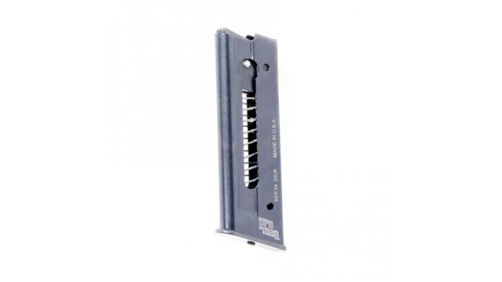 Beretta 21A Bobcat .22 LR Pistol Magazine, Steel, Blue, 7 Round