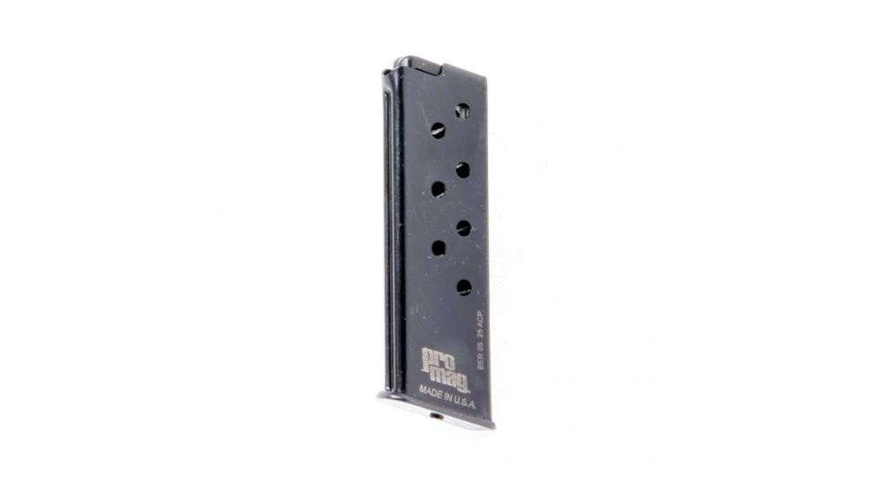 Beretta 21A Bobcat .25 ACP Pistol Magazine, Steel, Blue, 8 Round