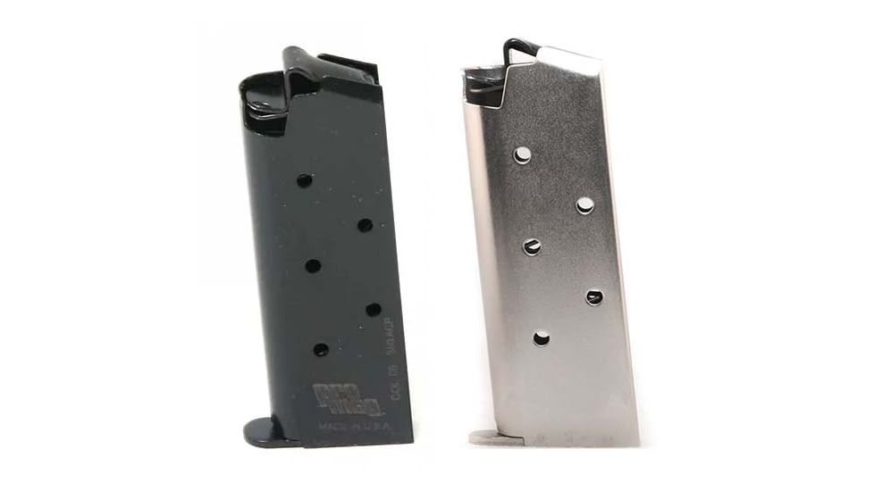 Pro Mag Colt Mustang / Pocketlite .380 ACP Pistol Magazine, Blue, Silver