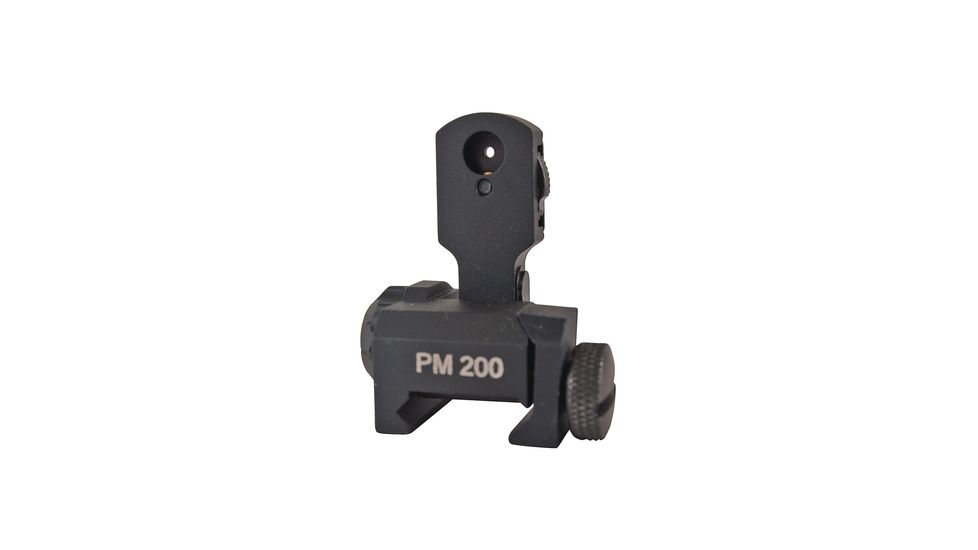 ProMag Flip Up Ranging Rear Sight, M16/AR-15, Black, PM200