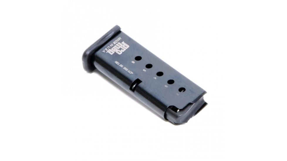 Kel-Tec P-3AT .380 ACP Pistol Magazine, Steel, Blue, 6 Round