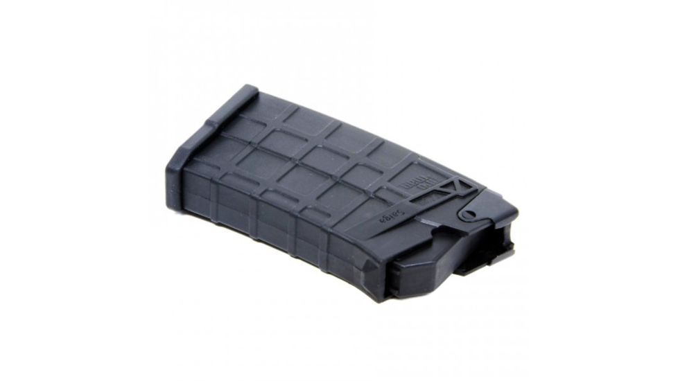 Pro Mag Saiga 12 Gauge Box Shotgun Magazine, Polymer, Black, 5 Round, SAI 01-5RD