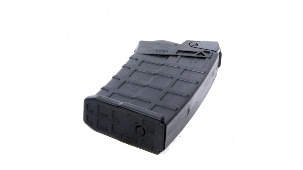 Pro Mag Saiga 12 Gauge Box Shotgun Magazine, Polymer, Black, 5 Round, SAI 01-5RD