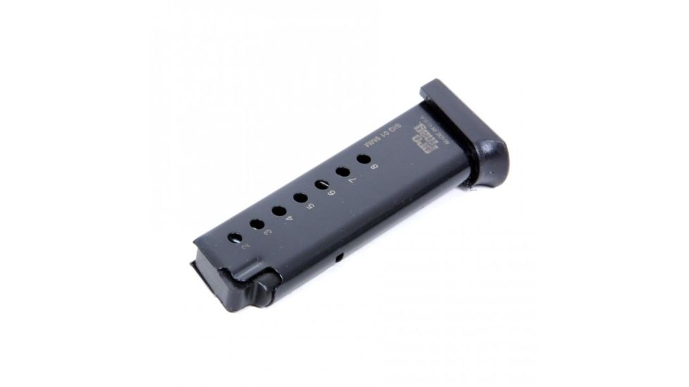 Sig Sauer P225 / P6 9MM Pistol Magazine, Steel, Blue, 8 Round