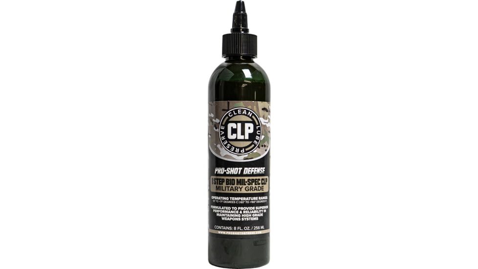 Pro-Shot 1 Step BIO Mil-Spec CLP Bottle, 8oz, 1Step BIO Mil-Spec-8