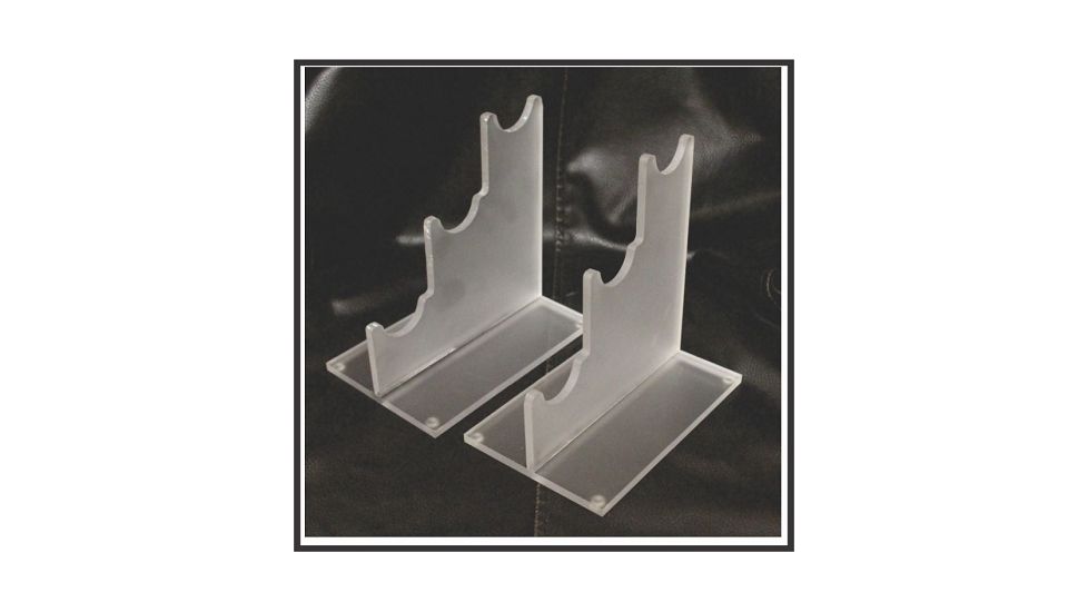 Pro-Shot 2 Base - 3 Scope Stand Item Display, Frosted RS3-Frosted