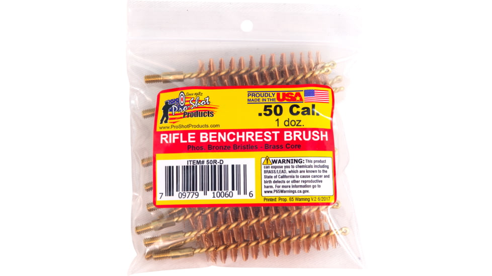 Pro-Shot .50 Caliber BMG Rifle Brush Dozen Pack, 12 Quantity, 50R-D