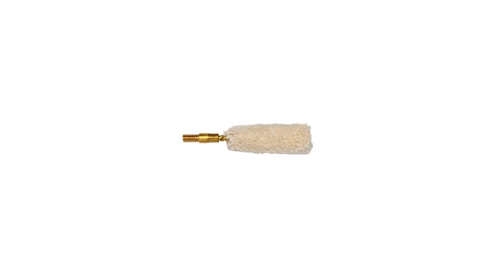 Pro-Shot Pro-Shot Bore Mop .35-.40 Calibers, White w/ Brass Core, MP38