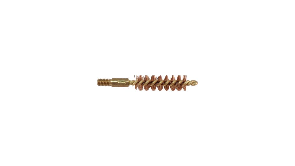 Pro-Shot Pro-Shot Brass Core-Bronze Bristle Pistol Length Bore Brush .32 Caliber, Bronze Bristles w/ Brass Core, 32P