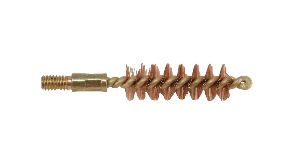 Pro-Shot Pro-Shot Brass Core-Bronze Bristle Pistol Length Bore Brush .38/.357 Caliber, Bronze Bristles w/ Brass Core, 38P