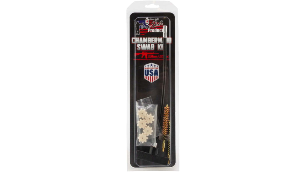 Pro-Shot Chamber Maid AR15/M4/M16 Chamber Star Swabs Tool Set, White, CMK-556