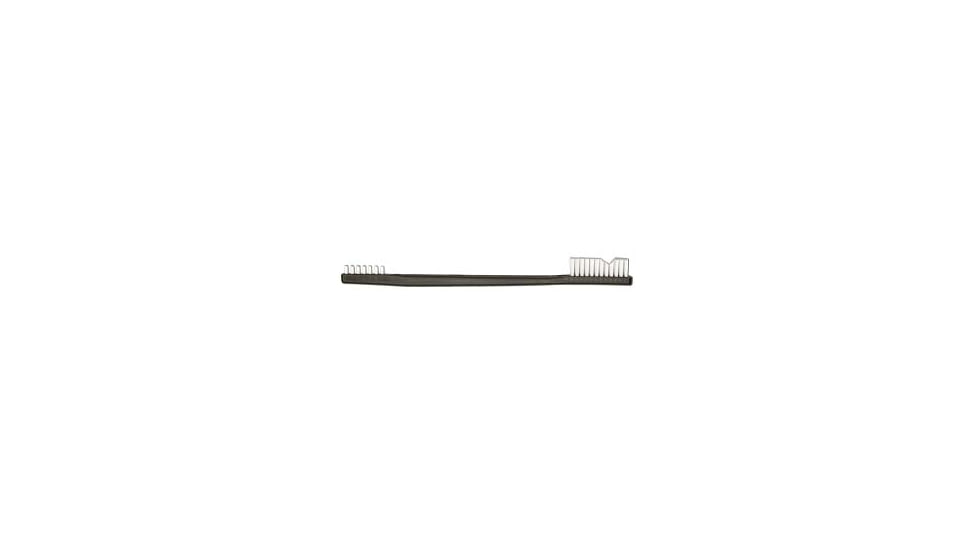 Pro-Shot Double End Gun Brush Nylon, Gray Handle w/ White Bristles, M16