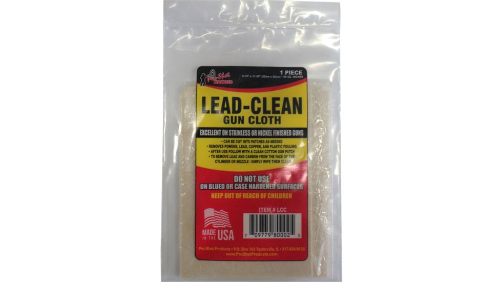 Pro-Shot Pro-Shot Lead Clean Gun Cloth, Yellow, LCC