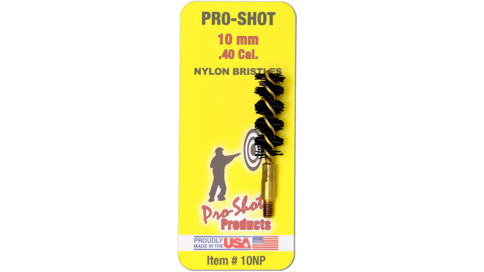 Pro-Shot Nylon Pistol Bore Brush10mm/.40 Caliber
