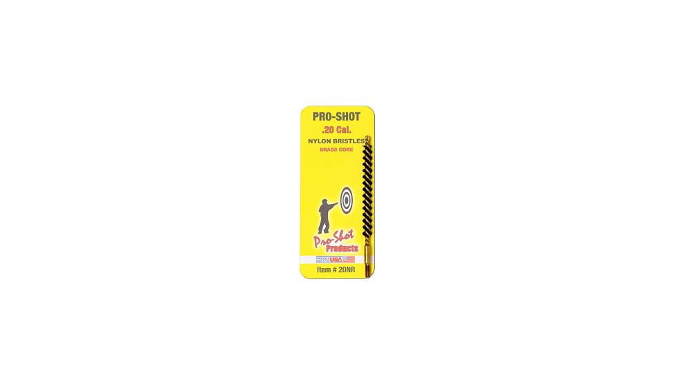 Pro-Shot Nylon Rifle Bore Brush .20 Caliber 5-40 Threads