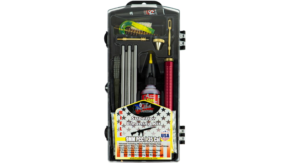Pro-Shot Rifle Box Cleaning Kit, 9mm/.35 Cal., R9-KIT