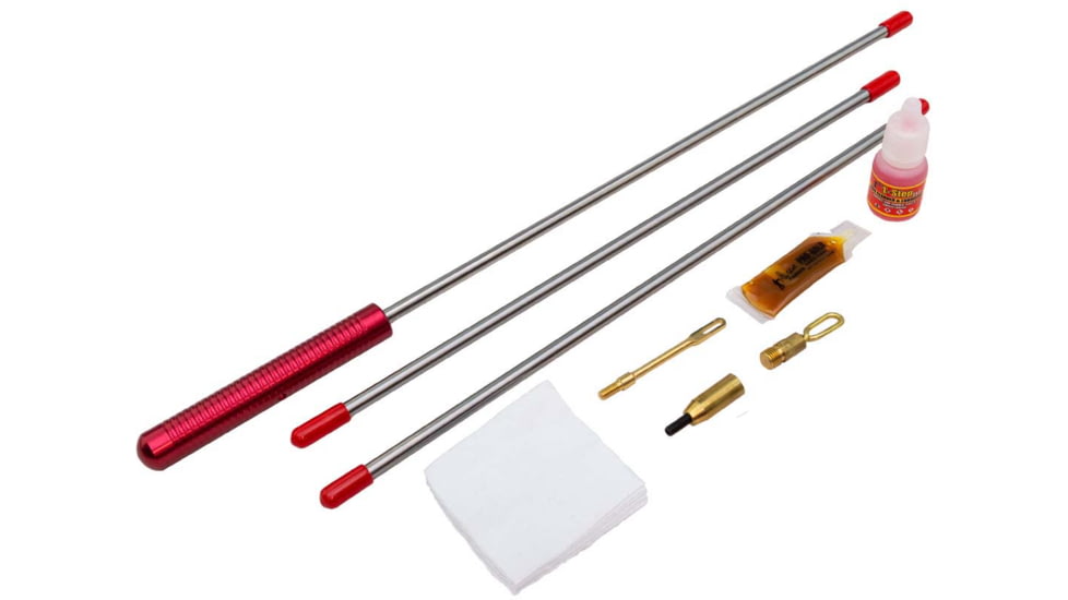 Pro-Shot Rifle/Shotgun Gun Cleaning Kit - 3 Piece, .270 Cal. and Up, Stainless Steel, 36 in Length UV27K36