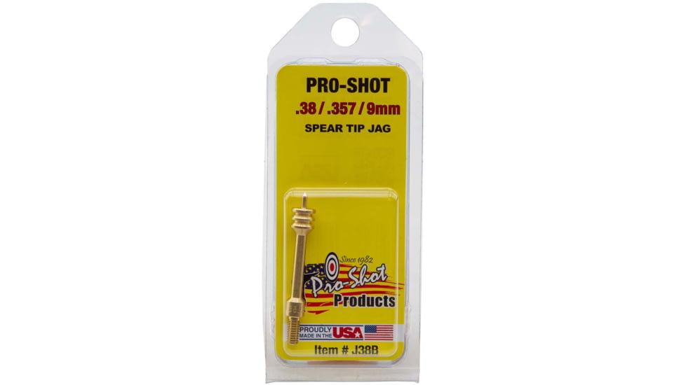 Pro-Shot Spear Tip Cleaning Jag, .357 - .38/9mm, J38B
