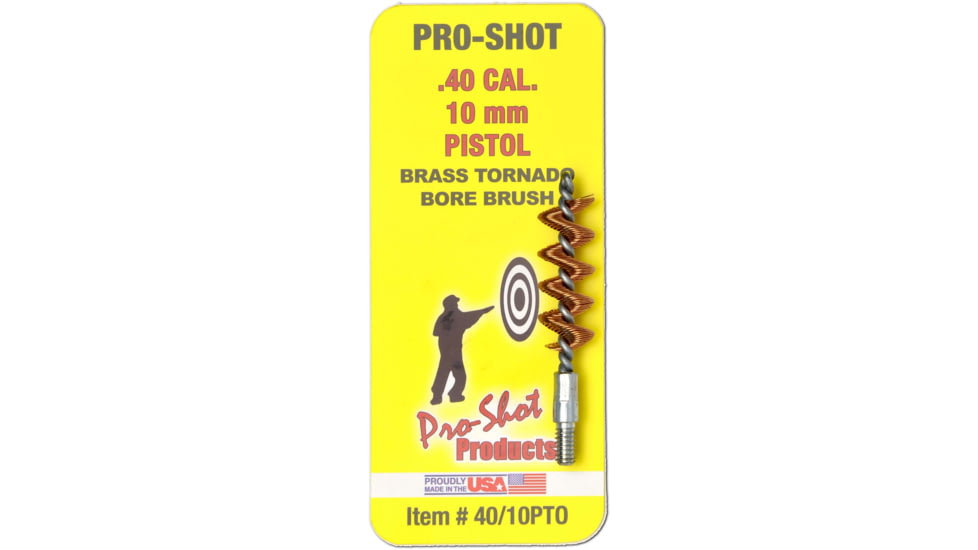 Pro-Shot Tornado Pistol Brush .40 Caliber/10mm