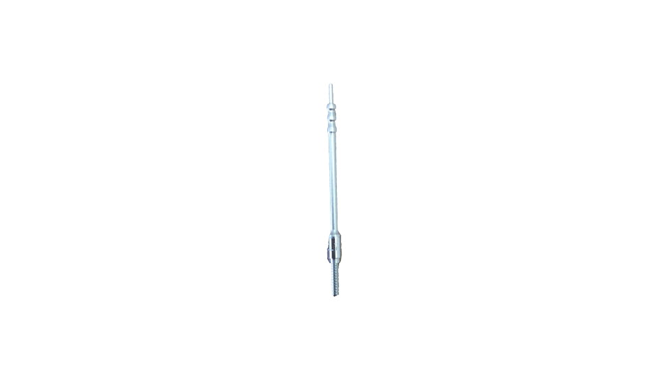 Pro-Shot Trace Erasor Spear Point Jag, .17 Caliber, #5-40 threads, Silver, 17TEJ